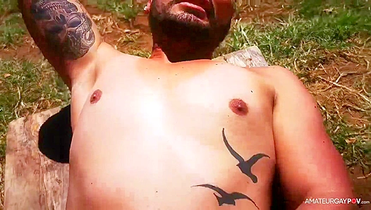 Romeos Raw Outdoor Butt Bash: Deep Dicking Under the Blazing Sun