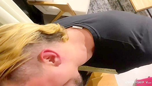 Daniels Intense Oral Domination - Raw Amateur POV Gay Sex
