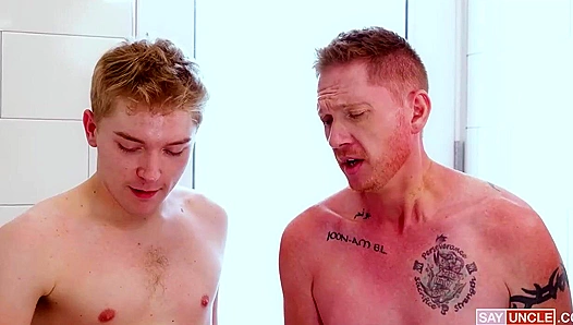 Steamy Threeway Orgy: Handsome Brody Kayman Dives into Twink Action with Two Hung Studs –