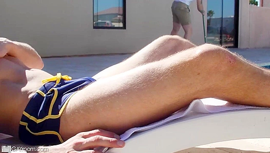 Steamy Summer Splash: Timothy Trents Lewd Pool Fling at ManRoyale 18+