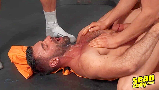 Steamy Double Penetration: Levi River Sizzles in Threesome Anal Heat with One Hottest Dude