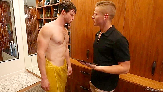 Falcon Frenzy: Tyler Rush Finn Harding Deliver Dual Oral Bliss