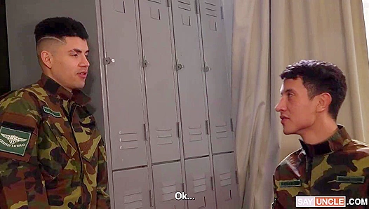 Caetanos Steamy Boot Camp Bang: Searing Latin Heat Ignites in Military Frat House Fucks –