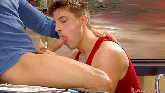 Steamy Threesome Ignites: Wilde, Blue, and Wolfies Sizzling Gay Encounter