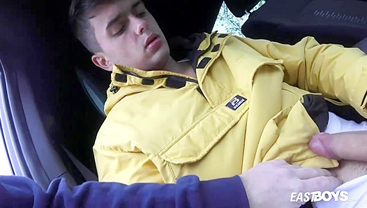 Finn Harper Gets Hands-On Backseat Blowout by Horny Lover on EastBoys
