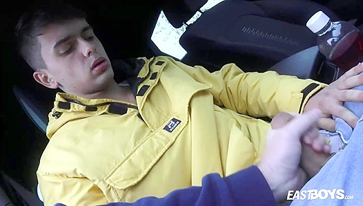 Finn Harper Gets Hands-On Backseat Blowout by Horny Lover on EastBoys