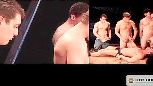 Chad Hunt Takes It All in a Sizzling Gay Gangbang Frenzy – HotHouse Explicit