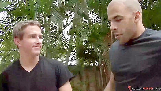 Tucker Vaughn Learns Raunchy Lessons from Austin Wildes Hung, Thirsty Cock
