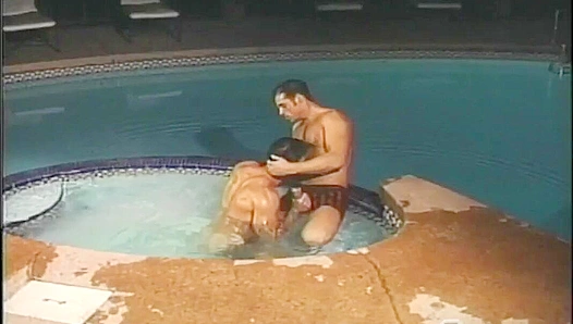 Sun-Kissed Seduction: Dino DiMarco Tony Piaggis Poolside Fuck Fest - Falcon Studios