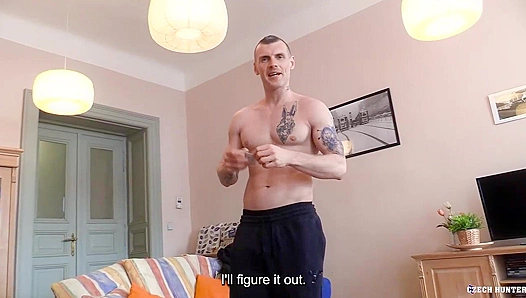 Czech Hunter Unleashes Deep Throating On Submissive Older Czech Lad
