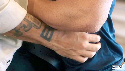 Austin Tim Sizzle in Steamy Hayloft Threesome – GayPornHeat 18+