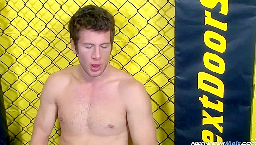Spencer Fox Teases His Neighbor with a Throbbing, Naked Hard-On - 18+