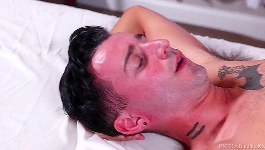 Stressed-Out Stud Finds Relief in Intense Massage That Unleashes Insatiable Lust for Huge