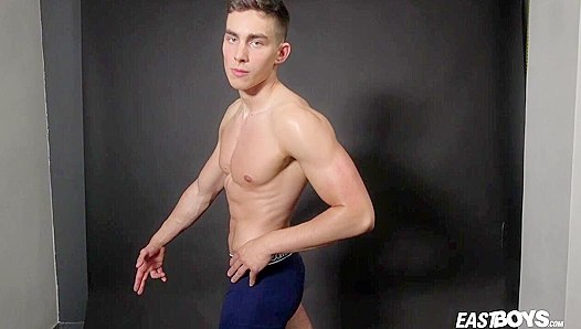 Tempting Muscles Glisten: Emilions Ripped Body Shines Under Oil – EastBoys