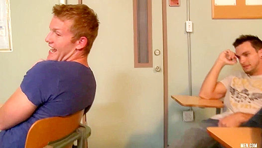Phenixs Hot School Day Ends in a Creamy Coffee Surprise - GayPornHub 18+