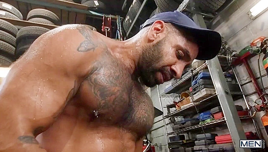 Hairy Alphas Mateo Zagal Chuck Conrad Ride Hard in Raw, Passionate Anal - GayPornX