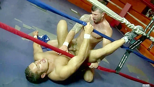 Bareback Brawl: Adam Killian Derek Foxs Intense Grappling Leads to Raw Rear Entry Thrill