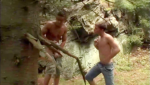 Raw Forest Threesome Frenzy: Andre Lopes Thomas Dyks Wild Anal Rendezvous – 18+