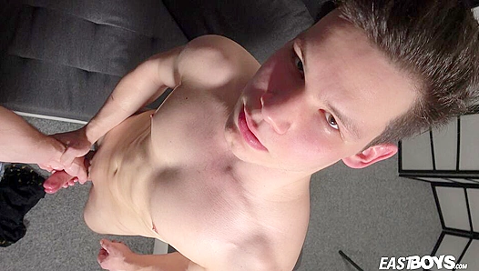Oiling Up Tight: Terrances Sultry Handjob Session Leaves Him Glistening – EastBoys 18+