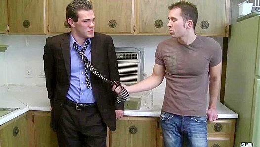 Dylans Desk Demolition: Steamy Office Threesome With Leon Knight