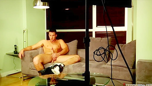 Bullish Jamie Takes a Rough Ride Behind the Scenes with Trystans Hung Dom – Explicit 18+
