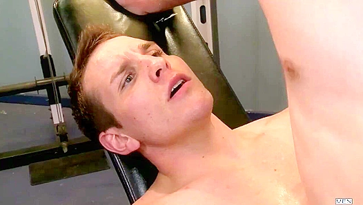 Dylan Roberts Takes a Throbbing Load from Steve Stiffers Massive Cock after Turning Gay