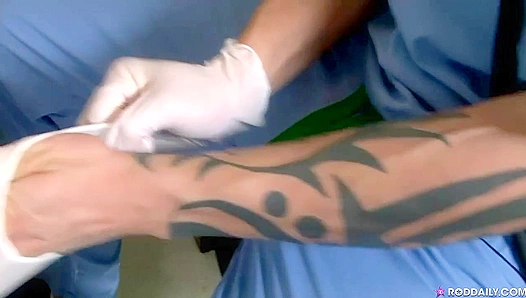 Medical Examination Ignites Intense Skin Contact: Rod Tylers Steamy Doctors Visit –