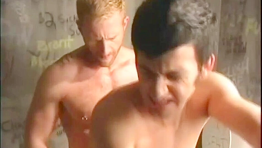 Steamy Jailhouse Roughness: Tyler Mason Adam Faust Engage in Intense, Muscular Anal
