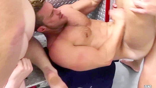 Rocco Reed and Colby Jansen Engage in a Sizzling Firehouse Fantasy - Intense
