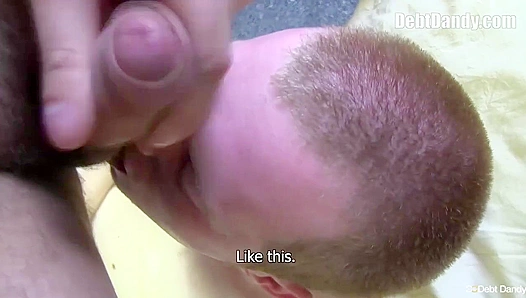 Bareback Rampage Leaves Debt Dandy Gaping for More Creamy Filling – 18+
