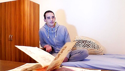 Pretty Debt Slave Sucks Swallows Hard Cock as Punishment – GayPornXXX 18+