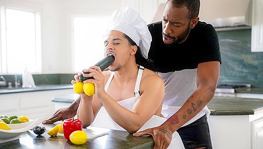 Sultry Kitchen Chemistry: Armond August Ignite Passion as Heat Builds – HotNoirGay