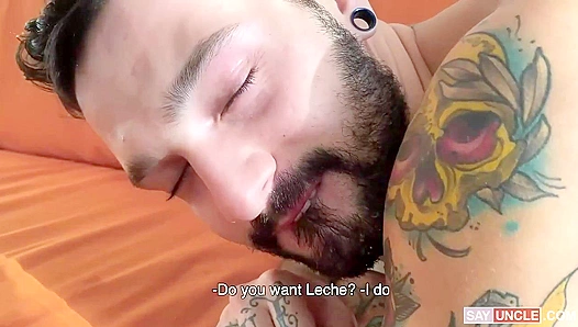 Igors Steamy LatinLeche Threesome: Raw Anal Passion Ignites Between Hung Studs