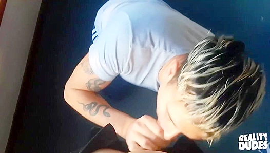Straight Virgins Desperate Anal Debut: Moaning Loud as He Takes It Deep