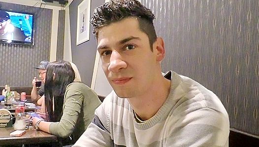 Caught Off Guard, Amateur Receives Sudden Oral Thrill Then Publically Pounded in Restroom
