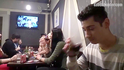 Caught Off Guard, Amateur Receives Sudden Oral Thrill Then Publically Pounded in Restroom