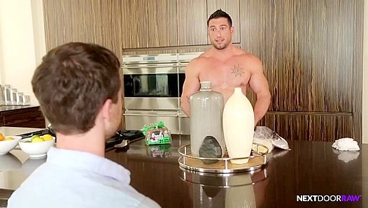 Neighborhood Desire Ignites: Hot Brandon Moore Fucks Raw with Casey More