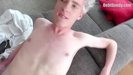 Bleached Blonde Boy Gets Ripped Apart in Debt Payment XXX