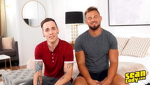 Raw, Unbridled Passion: Josh Bentley Takes Sean Codys 18+ Load Straight Up