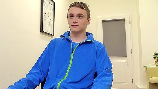 Innocent Rookies Harsh Casting Couch Debut: Thick Dildo Tears Him Open - CastingHell 18+