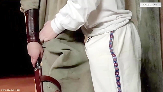 Orri Gaul Ron Negbas Steamy Costume Caper: Raw GayXXX Fun