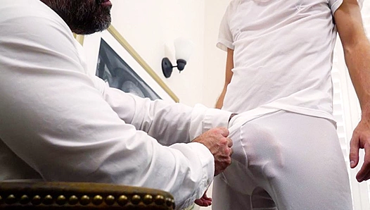 Elders Ass Takes a Feral Pounding as Hairy Bear Conquers Him MissionaryBoys 18+
