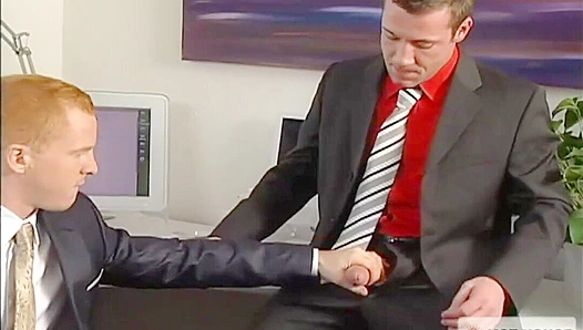 Blu Kennedy Takes Trevor Knight Rough in the Office - Hothouse M2M Raw