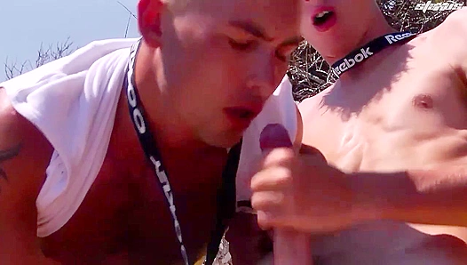 Muscular Martys Raw Outdoor Fuckfest: Tom Nutt Pounds Him Hard