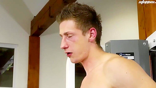 Chris Young Engages In Rough Bareback Sex With Massive Hung Stud - GayXXX