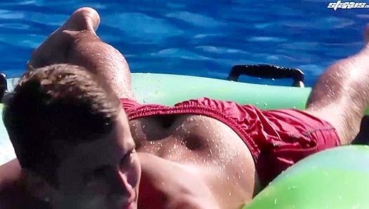 Sandy Shores Suckfest: Mike Cage, Matt Ross and Luke Loughton Get Down and Dirty – 18+