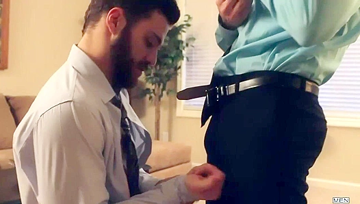 Intense Gay Office Encounter: Phenix Saint Tommy Defendi Ignite Passion In Steamy Session