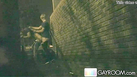 Dylans Desperate Alleyway Thirst Quenched by Hard Raw Cock