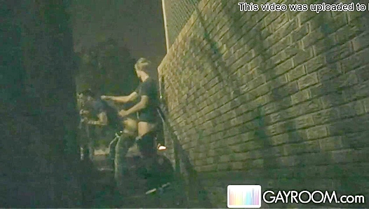 Dylans Desperate Alleyway Thirst Quenched by Hard Raw Cock