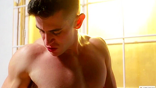Steamy After Dark Encounter: Quins Hungry Mouth Devours Trevors Hard, Sweaty Cock –